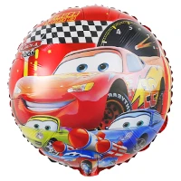 1202-3884 К 18" Тачки Машина Молния и команда