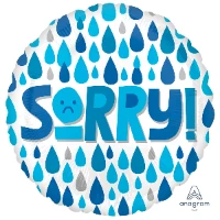 1202-4028 А 18" SORRY Слёзы Дождинки S40
