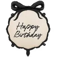 1202-4422 ПД 18" ШАР с бантом HAPPY BIRTHDAY