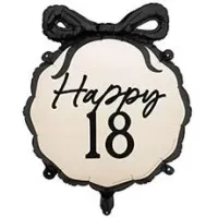 1202-4423 ПД 18" ШАР с бантом HAPPY 18