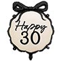 1202-4424 ПД 18" ШАР с бантом HAPPY 30