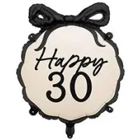 1202-4424 ПД 18" ШАР с бантом HAPPY 30