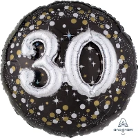 1203-0678 А ДЖАМБО HB Sparkling Birthd 30 gold P75