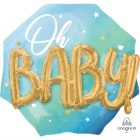 1203-0731 А ДЖАМБО Oh Baby Буквы 3D мальчик P75