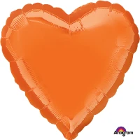 1204-0033 А Б/РИС СЕРДЦЕ 18" Металлик Orange
