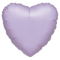 1204-0039 А Б/РИС СЕРДЦЕ 18" Пастель Lilac