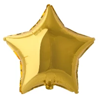 1204-0097 Ф Б/РИС 18" ЗВЕЗДА Металлик Gold
