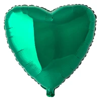 1204-0125 Ф Б/РИС 32" СЕРДЦЕ Металлик Green(FM)