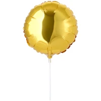 1204-0164 Ф Б/РИС 9" КРУГ Металлик Gold(FM)