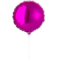 1204-0166 Ф Б/РИС 9" КРУГ Металлик Purple(FM)
