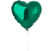 1204-0172 Ф Б/РИС 9" СЕРДЦЕ Металлик Green(FM)