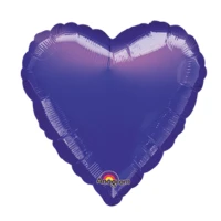 1204-0182 А Б/РИС СЕРДЦЕ 18" Металлик Purple