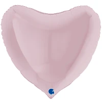 1204-0490 Г Б/РИС СЕРДЦЕ 36" Пастель Pink