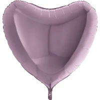 1204-0492 Г Б/РИС СЕРДЦЕ 36" Металлик Lilac