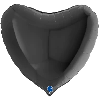 1204-0529 Г Б/РИС СЕРДЦЕ 36" Пастель Black