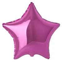 1204-0547 Ф Б/РИС 18" ЗВЕЗДА Металлик Pink