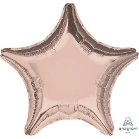 1204-0571 А Б/РИС ЗВЕЗДА 19" Металлик Rose Gold