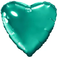 1204-0672 Р Б/РИС СЕРДЦЕ 18" Металлик Tiffany
