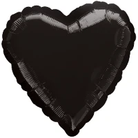 1204-0674 Р Б/РИС СЕРДЦЕ 18" Пастель Black