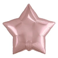 1204-0675 Р Б/РИС ЗВЕЗДА 18" Металлик Rose Gold
