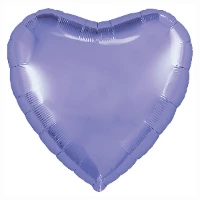 1204-0679 Р Б/РИС СЕРДЦЕ 18" Металлик Lilac