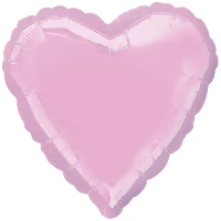1204-0701 Р Б/РИС СЕРДЦЕ 18" Пастель Pink