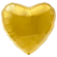 1204-0711 Р Б/РИС СЕРДЦЕ 18" Металлик Gold