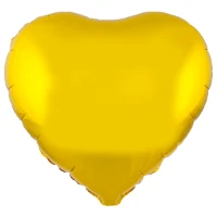 1204-0716 К Б/РИС СЕРДЦЕ 18" Металлик Gold