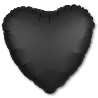 1204-0740 А Б/РИС СЕРДЦЕ 18" Сатин Onyx
