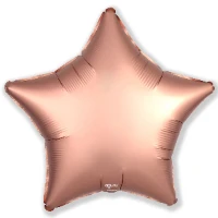 1204-0747 Р Б/РИС ЗВЕЗДА 18" Сатин Rose Gold