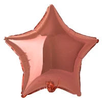 1204-0761 Ф Б/РИС 18" ЗВЕЗДА Металлик Rose Gold