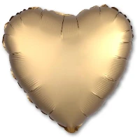 1204-0834 Р Б/РИС СЕРДЦЕ 18" Сатин Gold