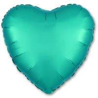 1204-0836 Р Б/РИС СЕРДЦЕ 18" Сатин Tiffany