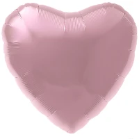 1204-0860 Р Б/РИС СЕРДЦЕ 18" Металлик Pink