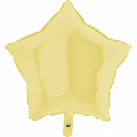 1204-0880 Г Б/РИС ЗВЕЗДА 18" Пастель Matte Yellow