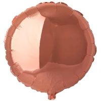 1204-0934 Ф Б/РИС 18" КРУГ Металлик Rose Gold