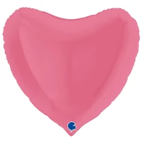 1204-0935 Г Б/РИС СЕРДЦЕ 36" Пастель Bubble Gum