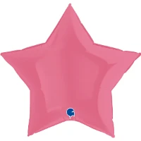1204-0936 Г Б/РИС ЗВЕЗДА 36" Пастель Bubble Gum