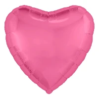 1204-1017 Р Б/РИС СЕРДЦЕ 30" Металлик Pink Peony