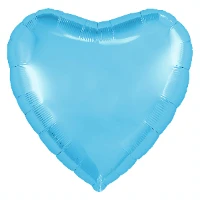 1204-1023 Р Б/РИС СЕРДЦЕ 30" Пастель Cool Blue