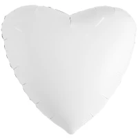 1204-1028 Р Б/РИС СЕРДЦЕ 30" Пастель White