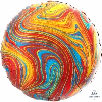 1204-1040 А Б/РИС КРУГ 18" Мрамор Colorful