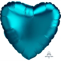 1204-1070 А Б/РИС СЕРДЦЕ 18" Сатин Aqua