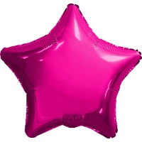 1204-1180 Р Б/РИС ЗВЕЗДА 18" Металлик Fuchsia