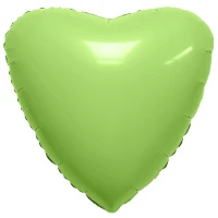 1204-1247 Р Б/РИС СЕРДЦЕ 18" Сатин Pistachio