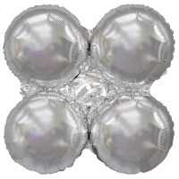 1204-1316 Ф Б/РИС 22" ПОДСТАВКА ДЛЯ ШАРОВ Silver