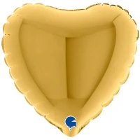 1204-1470 Г Б/РИС СЕРДЦЕ 4" Металлик Gold 5