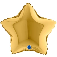 1204-1483 Г Б/РИС ЗВЕЗДА 9" Металлик Gold 5