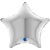 1204-1485 Г Б/РИС ЗВЕЗДА 4" Металлик Silver