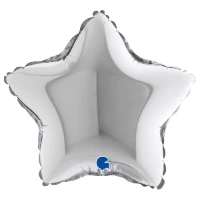 1204-1486 Г Б/РИС ЗВЕЗДА 9" Металлик Silver